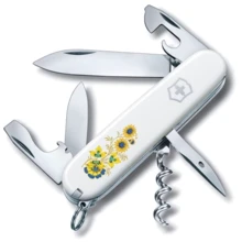 Мультитул Victorinox Spartan Ukraine 91мм/12 функций/белый /Цветы (1.3603.7_T1050u): Тип мини-мультитул