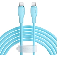 Кабель Baseus Cable USB-C to USB-C Pudding Series Fast Charging 100W 2m Blue (P10355702311-01): Тип USB-C - USB-C