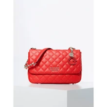 Женская сумка через плечо Guess Melese Shoulder Bag красная (HWVG7667200-RED): Пол Женский
