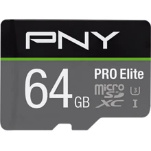 Карта пам'яті PNY 64GB microSDXC Class 10 U3 PRO Elite + adapter (P-SDU64GV31100PRO-GE): Тип карти MicroSDXC