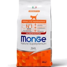 Сухой корм для котов Monge Cat Kitten с уткой 0.4 кг (70011082): Тип Сухой корм