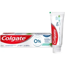 Colgate Зубная паста 0% Мягкое очищение 130 мл: Назначение Укрепление эмали, Восстановление, Ароматизация, Комплексная защита, От зубного налета, Очищение, Све