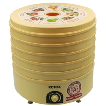 Сушарка для фруктів та овочів Rotex RD660-Y: Потужність, Вт 520