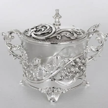Сервировка стола Сахарница «Цветок» с ложечкой (h 13см 250 мл) (466-1335): undefined undefined