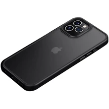 Чехол для iPhone Mobile Case TPU+PC Metal Buttons Black for iPhone 11 Pro Max: Цвет черный