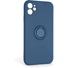 Чехол для iPhone ArmorStandart Icon Ring Blue for iPhone 11 (ARM68643): Цвет синий