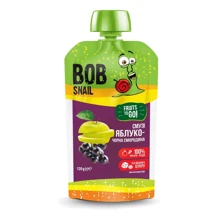 Пюре Bob Snail Смузи Яблоко-черная смородина 120 г: Вид Фруктово-ягодное