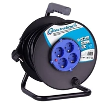 Удлинитель на катушке Electraline 50 м. 3х 2.5 (49015): Число розеток 4