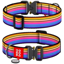 Ошейник для собак WAUDOG Nylon с QR паспортом Линия 1, XXL, Ш 35 мм, Дл 43-70 см (4535-0006): Производитель WAUDOG