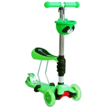 Самокат BabyHit Fun - Green: Количество колес 3