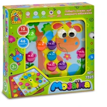 Мозаика 4FUN Game Club 12 платформ с рисунками, 46 элементов (7393): Производитель 4FUN Game Club
