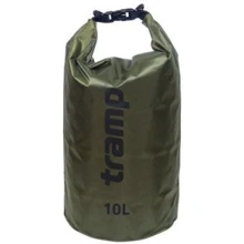 Гермомешок Tramp PVC Diamond Rip-Stop оливковый 10л (TRA-111-olive): Объем, л 10