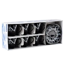 Столовый сервиз Сервиз Luminarc Dripping Black G9672 (6 пр.) (220 мл): Количество персон 6