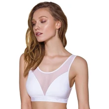 Топ с прозрачной вставкой Passion PS002 TOP white, size L: Для кого Для женщин