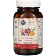 Garden of Life MyKind Organics Collagen Builder Органічний колаген 60 веганських пігулок: Тип колаген