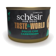 Вологий корм Schesir Taste the World Chicken with Carbonara Курка з карбонарою в бульйоні 150 г (59261): Тип Влажный корм