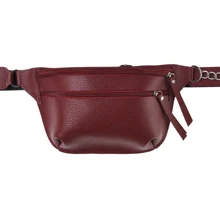 Женская поясная сумка Ricco Grande бордовая (1L948-burgundy): Пол Женский