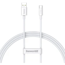 Кабель Baseus USB Cable to USB-C Superior Series PD 65W 2m White (CAYS001002): Тип USB Cable - USB-C