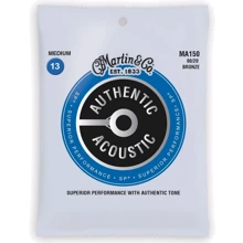 Струна для гитар Струны MARTIN MA150 Authentic Acoustic SP 80/20 Bronze Medium (13-56): Тип Комплект струн