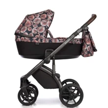 Универсальная коляска 2 в 1 Roan Bloom 9023-RB-25, Vintage flowers, черный: Тип коляски Универсальная коляска (2-в-1)