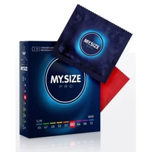 Презервативи My.Size Pro 60, 3 шт.: Тип Збільшеного розміру