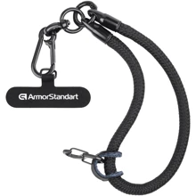 Ремешок для смартфона ArmorStandart S-Rope Black Onyx with Dark holder (ARM76103): Цвет черный