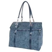 Женская сумка тоут Laskara синяя (LK10190-blue-duo): Пол Женский