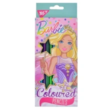 Олівці двоколірні Yes 12/24 квітів Barbie (290551): Тип кольорові