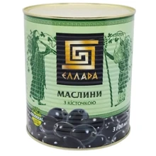 Маслины с косточкой Ellada Colossal 3.1 л: Объем 3.1 л