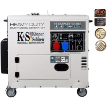 Дизельний генератор Konner & Sohnen KS 8200HDES-1/3 ATSR: Тип електростанції дизельний