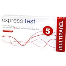 Express Test мультипанель для определения 5 видов наркотиков: undefined undefined