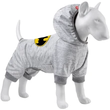 Комбинезон для собак WAUDOG Clothes, рисунок Бэтмен лого софтшелл, S32, B 42-47 см, С 28-33 см: Тип Комбинезоны