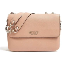 Жіноча сумка через плече Guess G Chain Convertible Xbody Flap темно-бежева (HWVG7739210-TAN): Стать жіночий