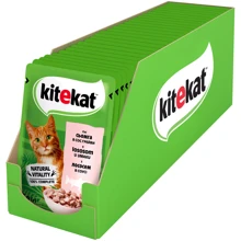 Влажный корм Kitekat для кошек с лососем в соусе 28х85г (5900951256677): Тип паучи