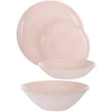 Столовый сервиз Luminarc Simply Splashy Pink 19 пр. (Q0310): Количество персон 6