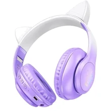 Наушники Hoco W42 Cat Ears Purple Grape: Тип конструкции накладные