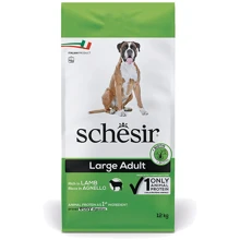 Сухой монопротеиновый корм Schesir Dog Large Adult Lamb для взрослых собак крупных пород с ягненком 12 кг (54467): Тип Сухой корм