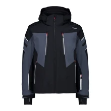Горнолыжная куртка CMP Man Jacket Zip Hood (31W0297-U901) 48 черная с капюшоном: Вид Горнолыжные куртки