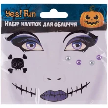 Набор стикеров для лица Yes! Fun Хэллоуин Мистический Хэллоуин глиттер (973668): undefined undefined