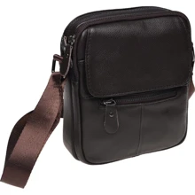 Чоловіча сумка планшет Borsa Leather коричнева (k11169-brown): Стать Чоловік