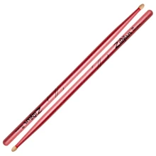 Барабанные палочки ZILDJIAN 5A Chroma Рink Metallic: Наконечник Деревянный