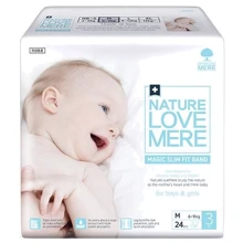 Підгузки дитячі Nature Love Mere MAGIC SLIM FIT BAND, розмір М: Тип Підгузки