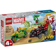 Конструктор LEGO Spideу Гонки на электромобилях с динозаврами 124 детали (11198): Количество деталей, шт. 124