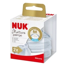 Соска NUK Nature Sense М 2, 2 шт (3952544): Поток медленный