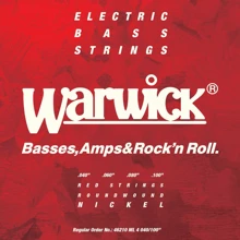 Струна для гитар Струны для бас-гитары WARWICK 46210 RED Nickel Plated Medium Light 4-String (40-100): Тип Комплект струн