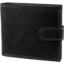 Мужское портмоне DNK Leather черное (DNKN992L-P-CHM-black): Пол Мужской