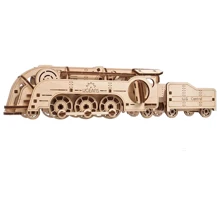 Механічний 3D пазл UGEARS Мінілокомотив (New Model) (70228): Вид военная, воздушная техника, корабли, поезда