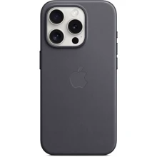 Чехол для iPhone Apple iPhone 15 Pro FineWoven Case with MagSafe - Black (MT4H3ZM/A): Цвет черный