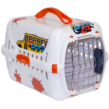 Переноска для котов и собак Moderna Trendy Runner Graffiti Street с металлической дверцей и замком IATA 51x31x34см: Производитель Moderna