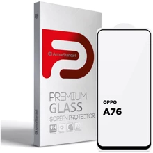 Аксессуар для смартфона ArmorStandart Tempered Glass Full Glue Black for OPPO А76 (ARM66967): Совместимость OPPO А76